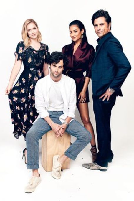 joe, beck, peach from You season 1 